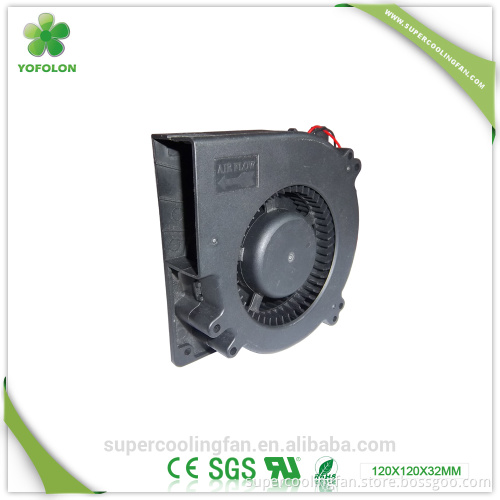 120x120x32mm YOFOLON 120mm two ball bearing high flow 12V 24V UPS dc blower fan